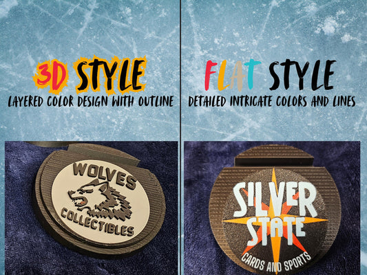 Custom Trading Card Display Stands, 3D Printed Sports Card Stands - Custom with your logo/name