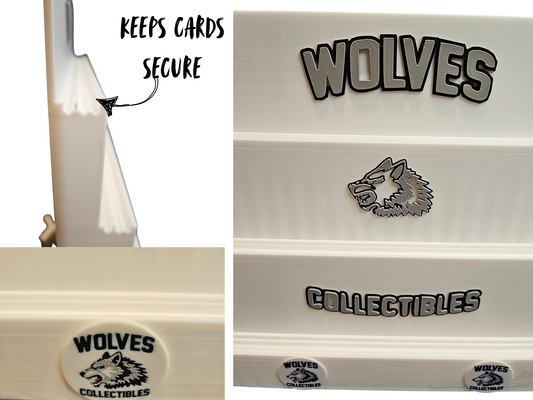 Custom Tier Card Stand (add your logo), For Sports Cards, Pokemon, MTG, Breakers