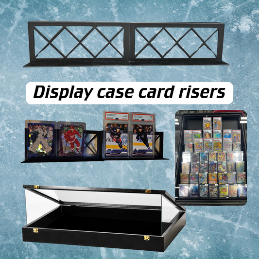 Illusion Card Risers, Display Case Card Riser Stands for your card case, Sold in sets