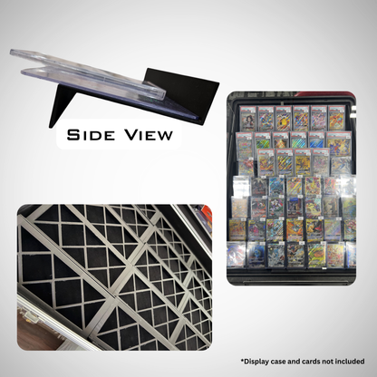 Illusion Card Risers, Display Case Card Riser Stands for your card case, Sold in sets