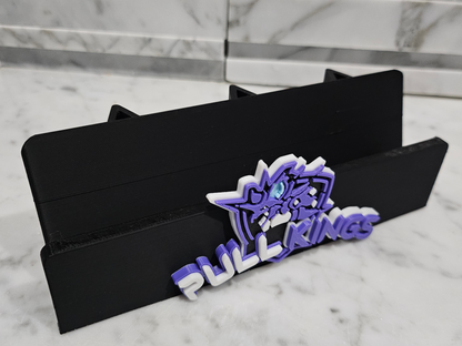 Custom X-Wide Card Stand, 3D Printed Sports Card Stands - Customized with your logo