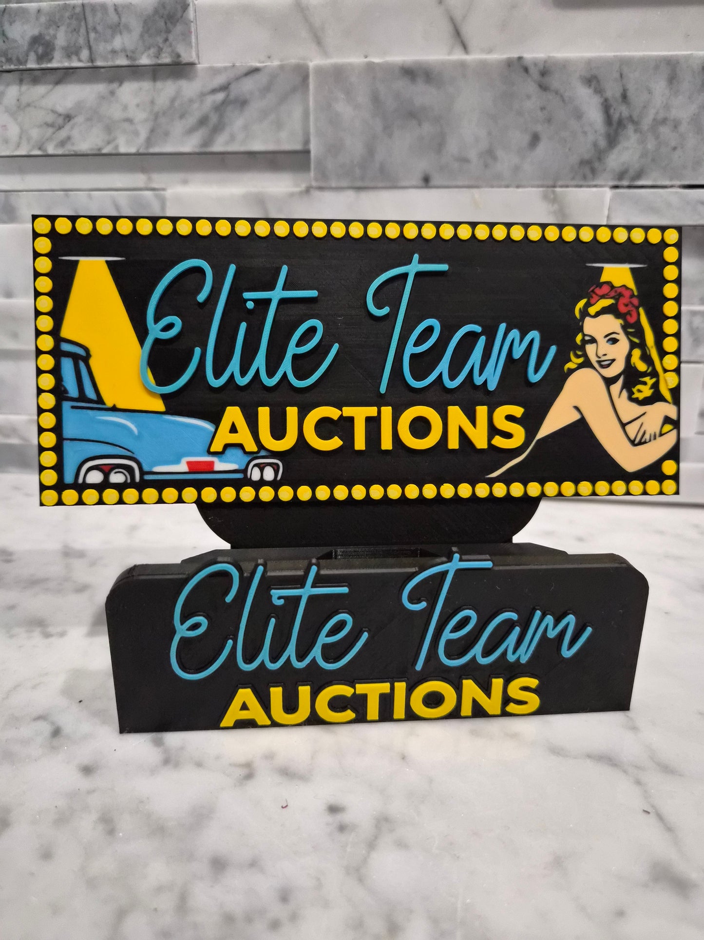 Jumbo Premier Custom Card Stand (add your logo)