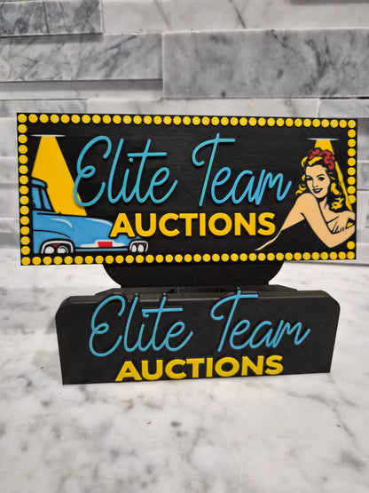 Jumbo Premier Custom Card Stand (add your logo)