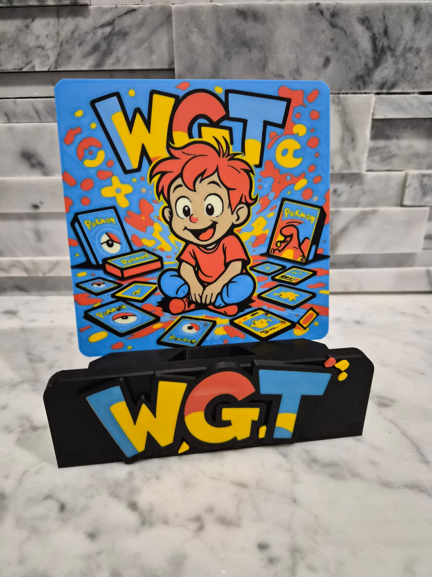 Jumbo Premier Custom Card Stand (add your logo)