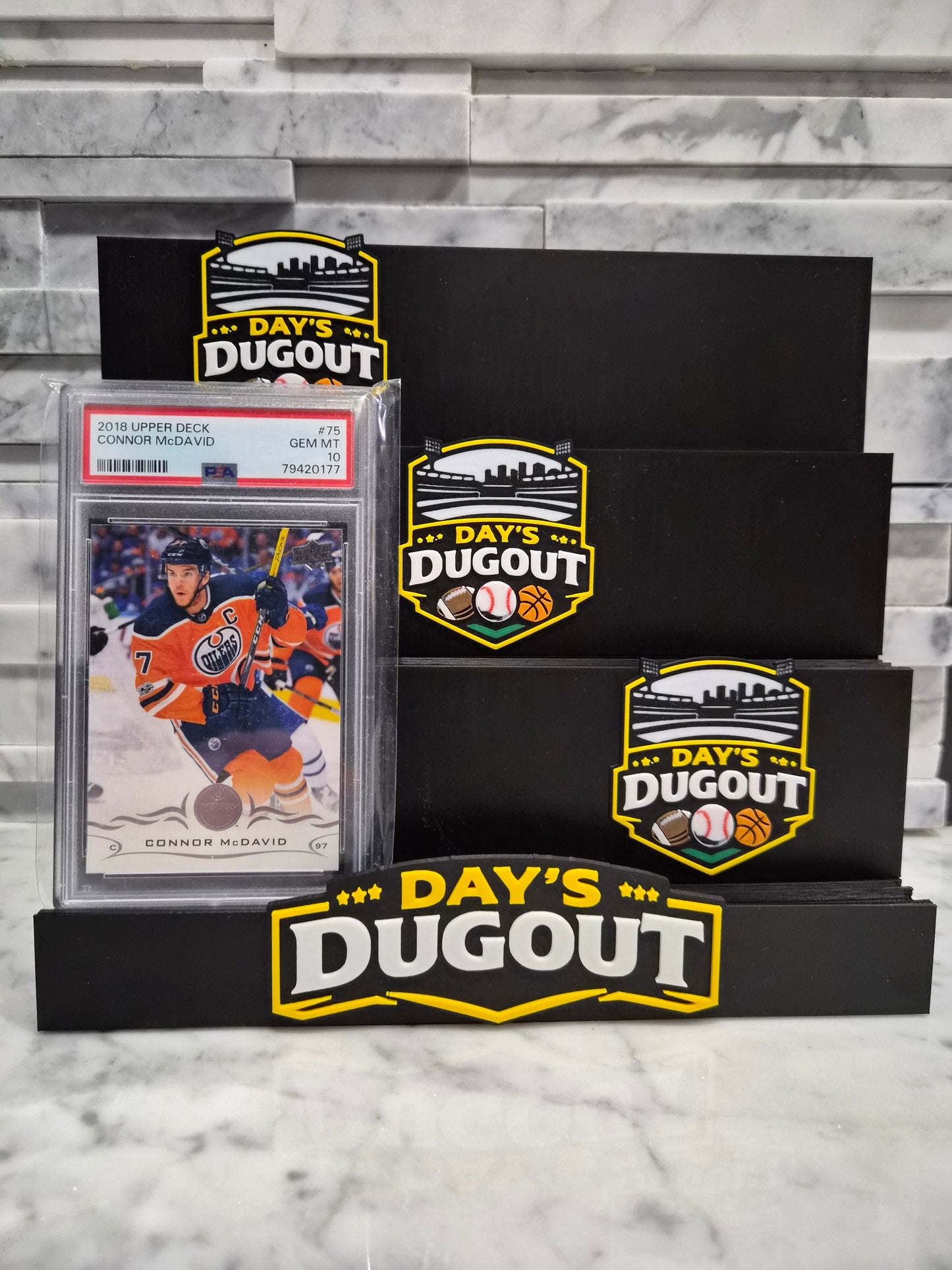 Custom Tier Card Stand (add your logo), For Sports Cards, Pokemon, MTG, Breakers