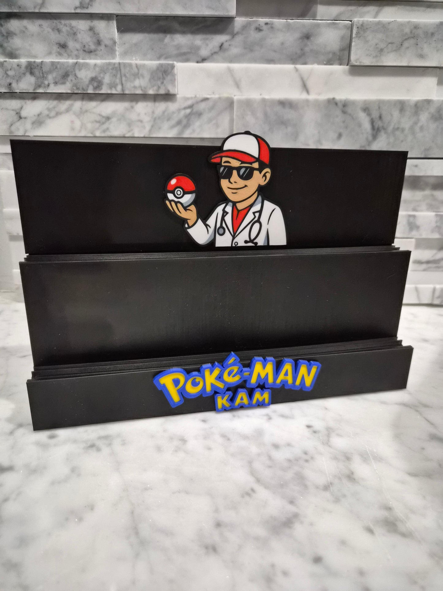 Custom Tier Card Stand (add your logo), For Sports Cards, Pokemon, MTG, Breakers