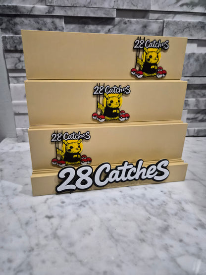 Custom Tier Card Stand (add your logo), For Sports Cards, Pokemon, MTG, Breakers