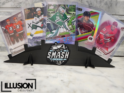 5 Card Display Stand, Custom Logo, Personalized 3d printed card display