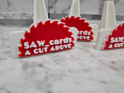 Custom Trading Card Stands, 3D Printed Sports Card Stands - Custom with your logo/name