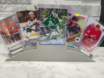 5 Card Display Stand, Custom Logo, Personalized 3d printed card display