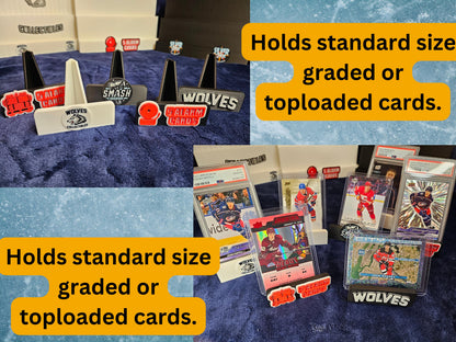 Custom Trading Card Stands, 3D Printed Sports Card Stands - Custom with your logo/name