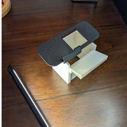 Card Slide - Toploaded card scanner stand box - Sports cards or TCG card scanner - Card organization assistant