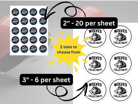 Card Breaker Stickers, Sweat Card, Advertising Stickers, Custom Logo