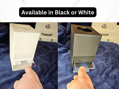 Top Loader Dispenser - With Penny Sleeves stash and Top Loader dispensing - Pokemon MTG Magic Yu-Gi-Oh! Metazoo Sports