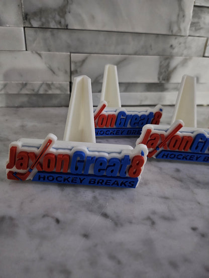 Custom Trading Card Stands, 3D Printed Sports Card Stands - Custom with your logo/name
