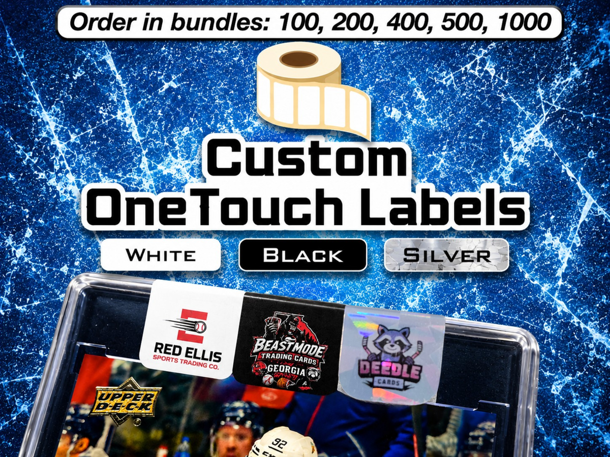 Card OneTouch Stickers, One Touch Case Labels, Advertising Stickers, Custom Logo
